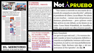 Not Apruebo by Libres en Reportajes de El Mercurio